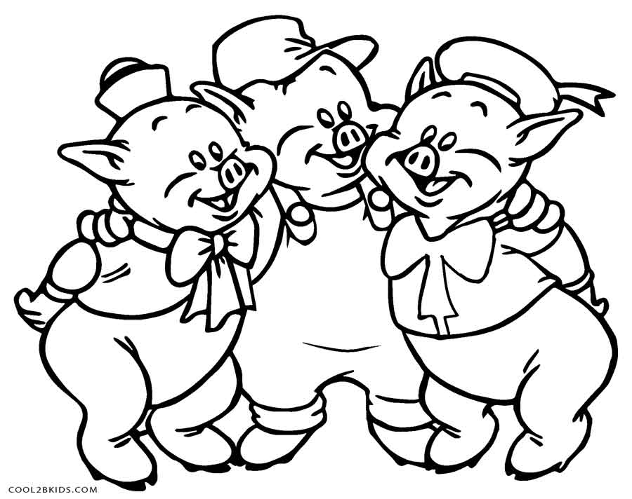 900x712 Free Printable Pig Coloring Pages For Kids