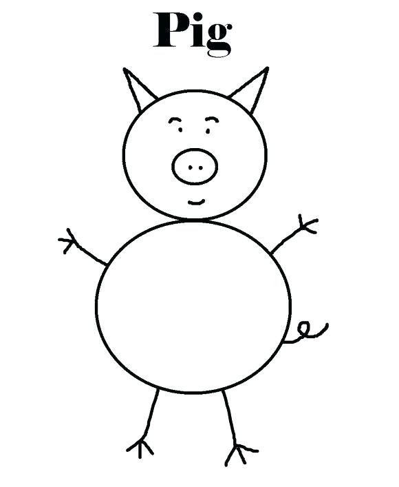 Pig Coloring Pages For Toddlers at GetDrawings | Free download