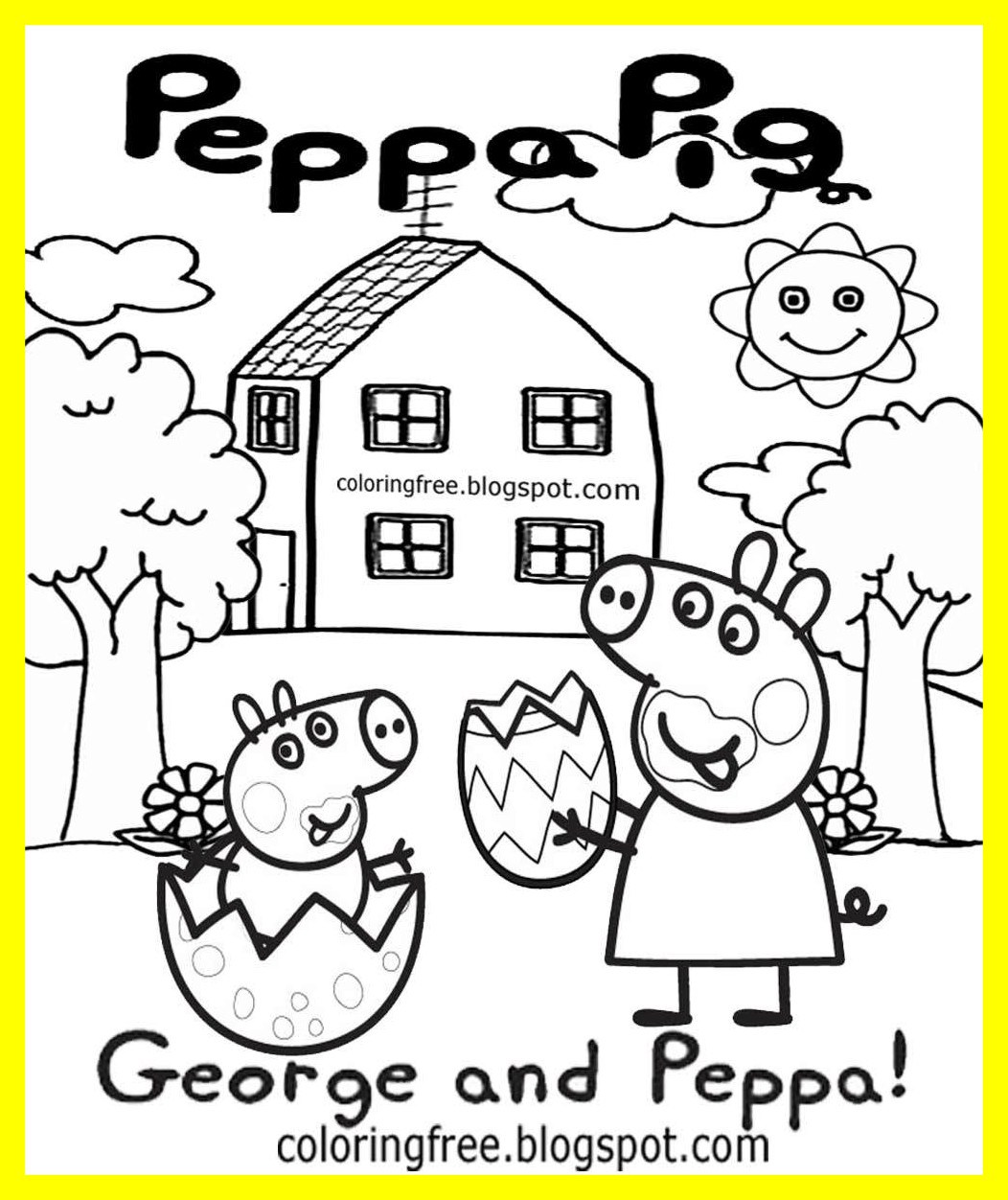 Pig Coloring Pages For Toddlers at GetDrawings | Free download