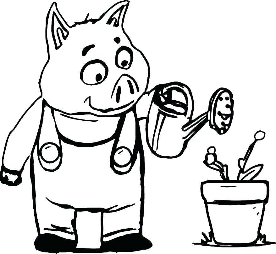 878x810 Three Little Pigs Coloring Pages Coloring Pages Pigs Little Pigs
