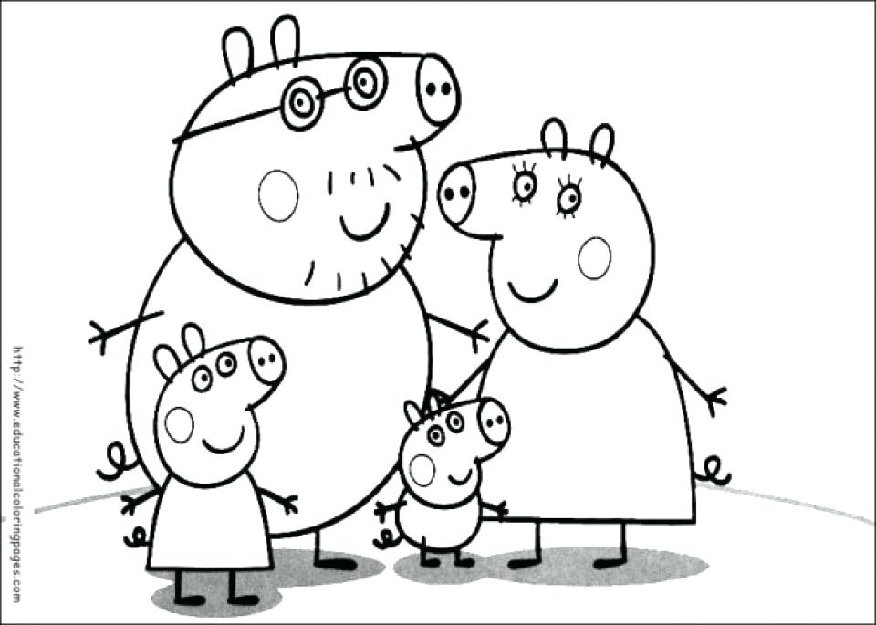 960x685 Get This Pig Coloring Pages Free Printable Cute Coloring Peppa Pig