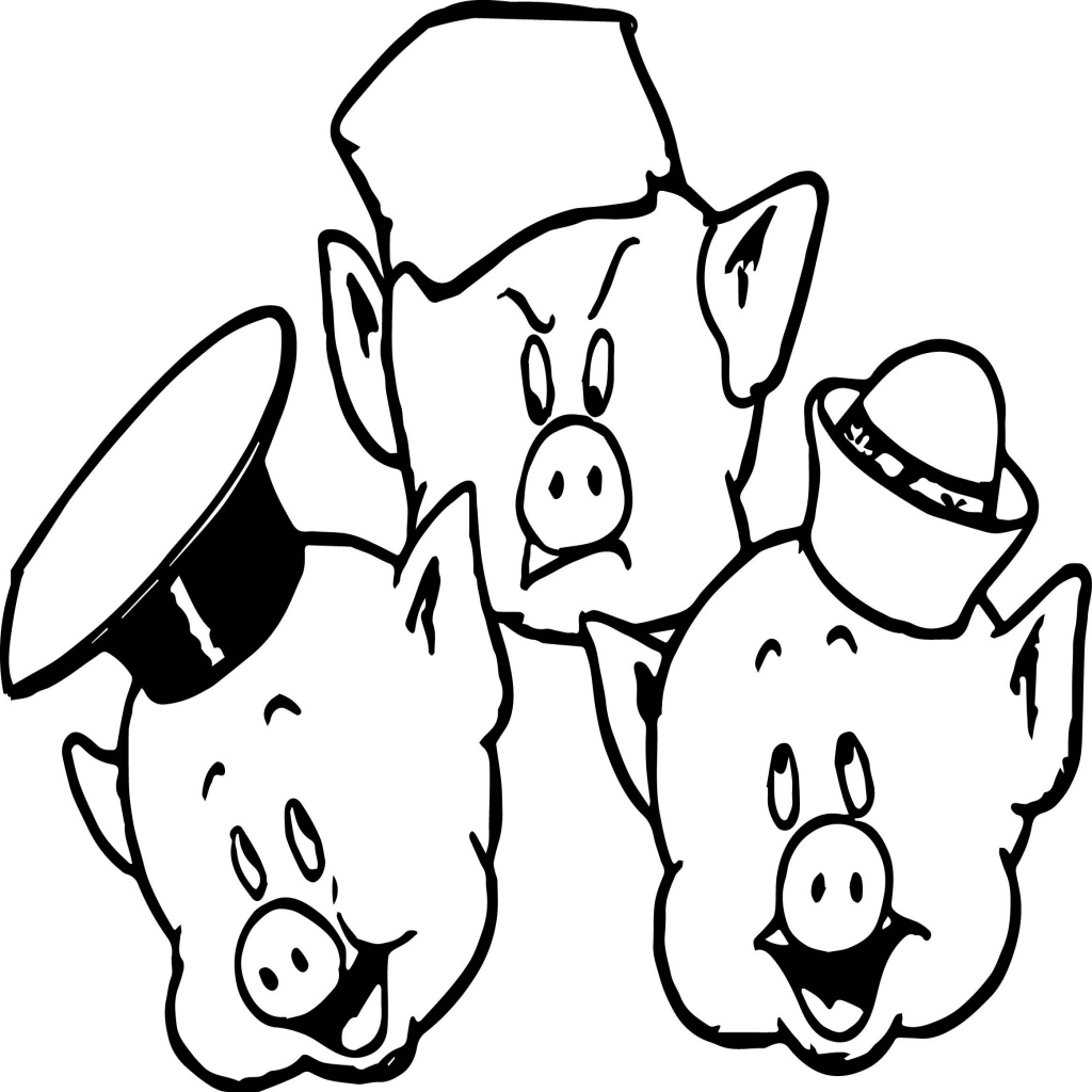 1024x1024 Cute Pig Coloring Pages Resume Intended For The Most Beautiful Pig