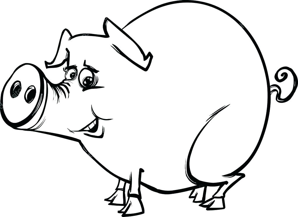 1023x747 Piggy Bank Coloring Page