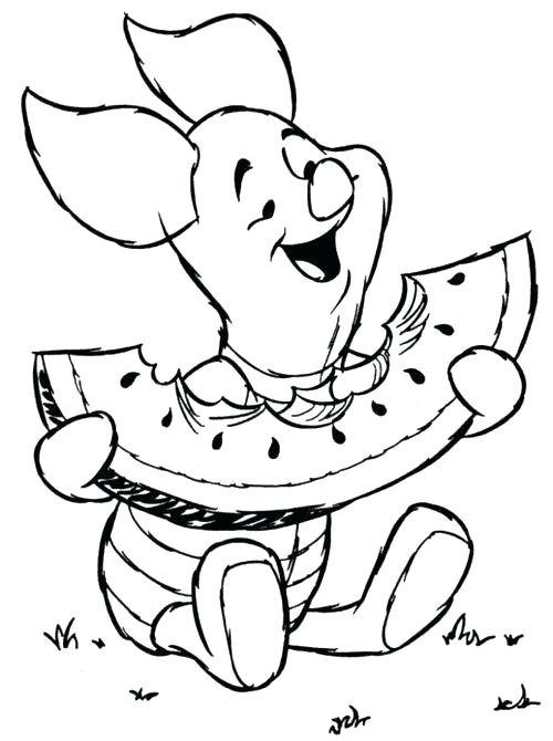 500x670 Baby Piglet Coloring Pages Piglet Coloring Page Pig Coloring Pages