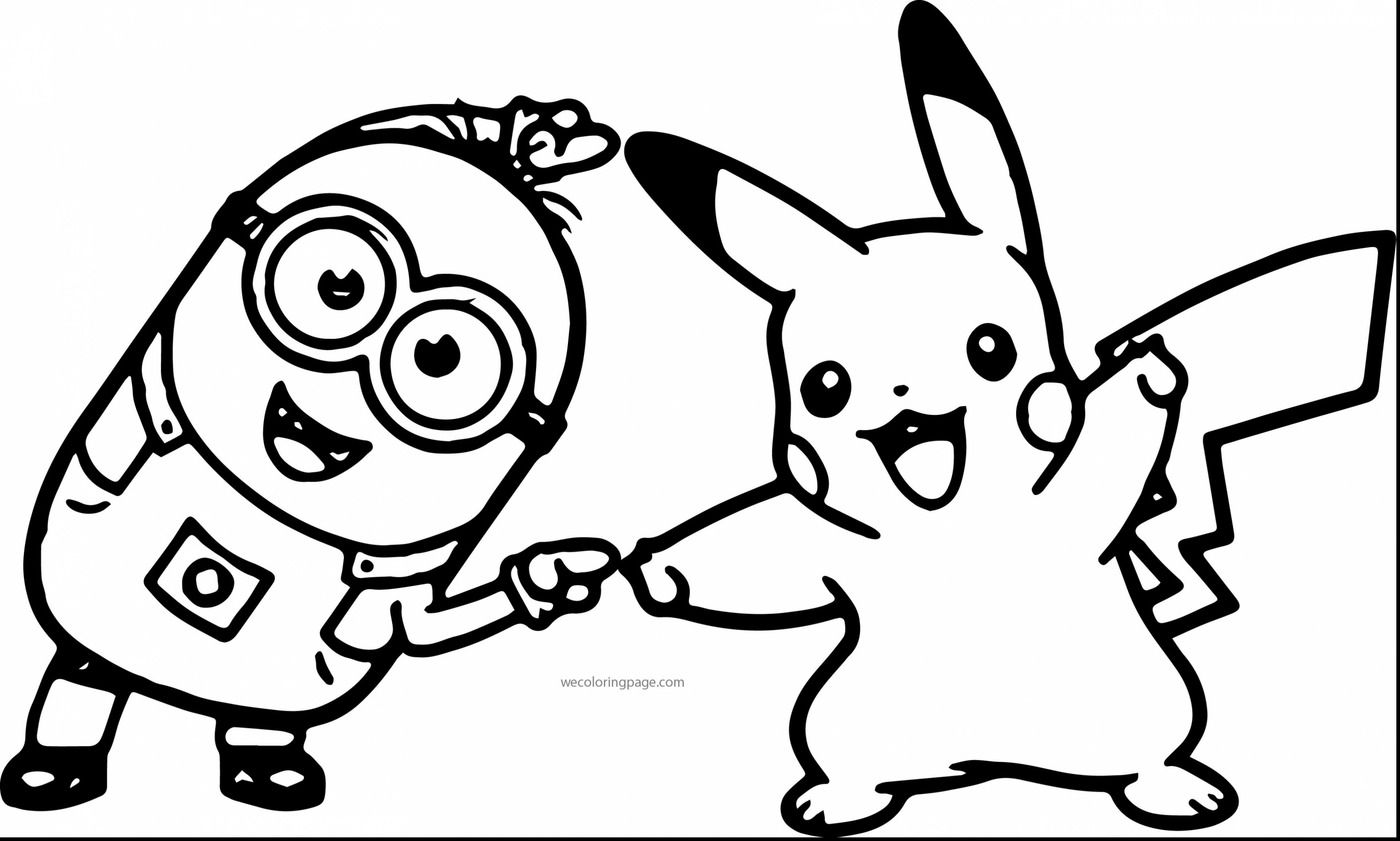 3845x2311 Pokemon Pichu Coloring Pages