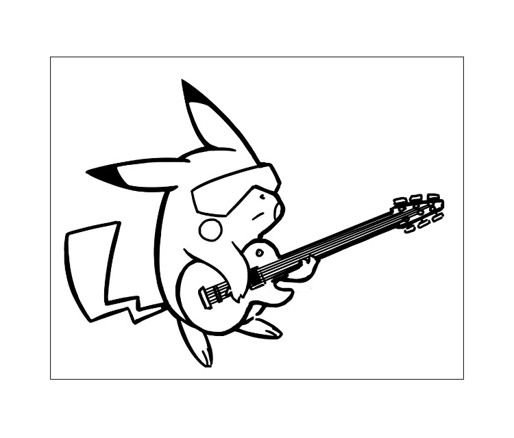 750x640 Pikachu And Pichu Coloring Pages Hellokids Pikachu Coloring Pages