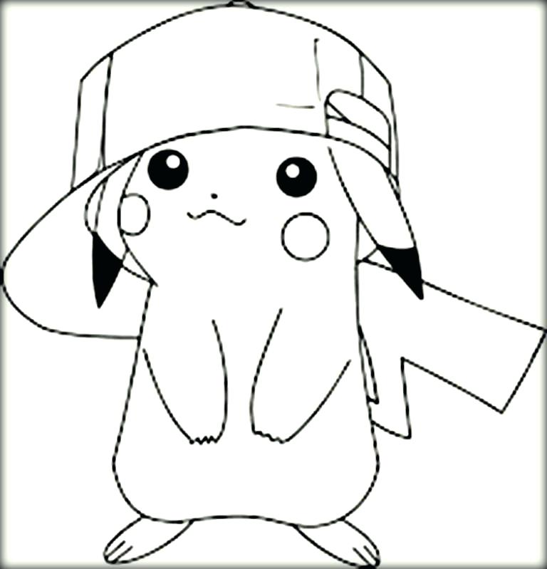 768x799 Pikachu Coloring Pages Coloring Color Pages Coloring Pages Cute
