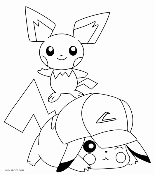 531x600 Printable Pikachu Coloring Pages For Kids