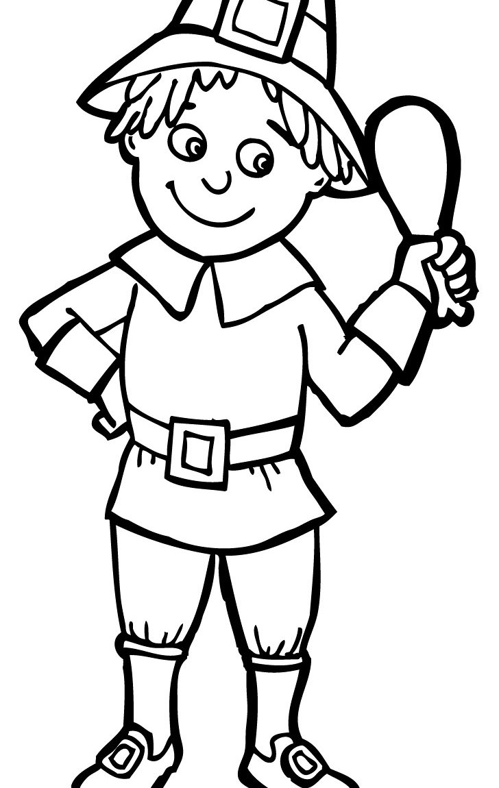 728x1150 Free Printable Pilgrim Coloring Pages For Kids Best Inside