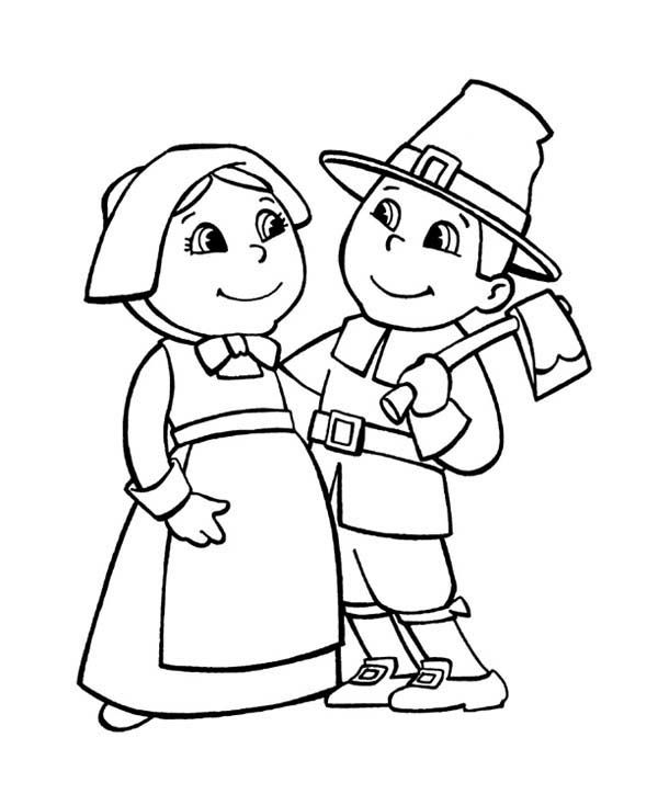600x724 Free Printable Pilgrim Coloring Pages For Kids Pilgrim, Free