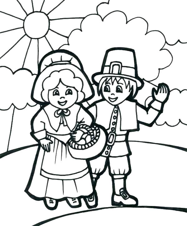 600x722 Pilgrim Coloring Page Coloring Pages Tradition Of Native Totem
