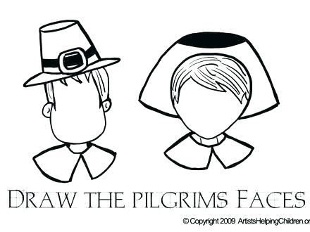 440x330 Pilgrim Coloring Pages Pilgrim Coloring Pages Pilgrims Coloring