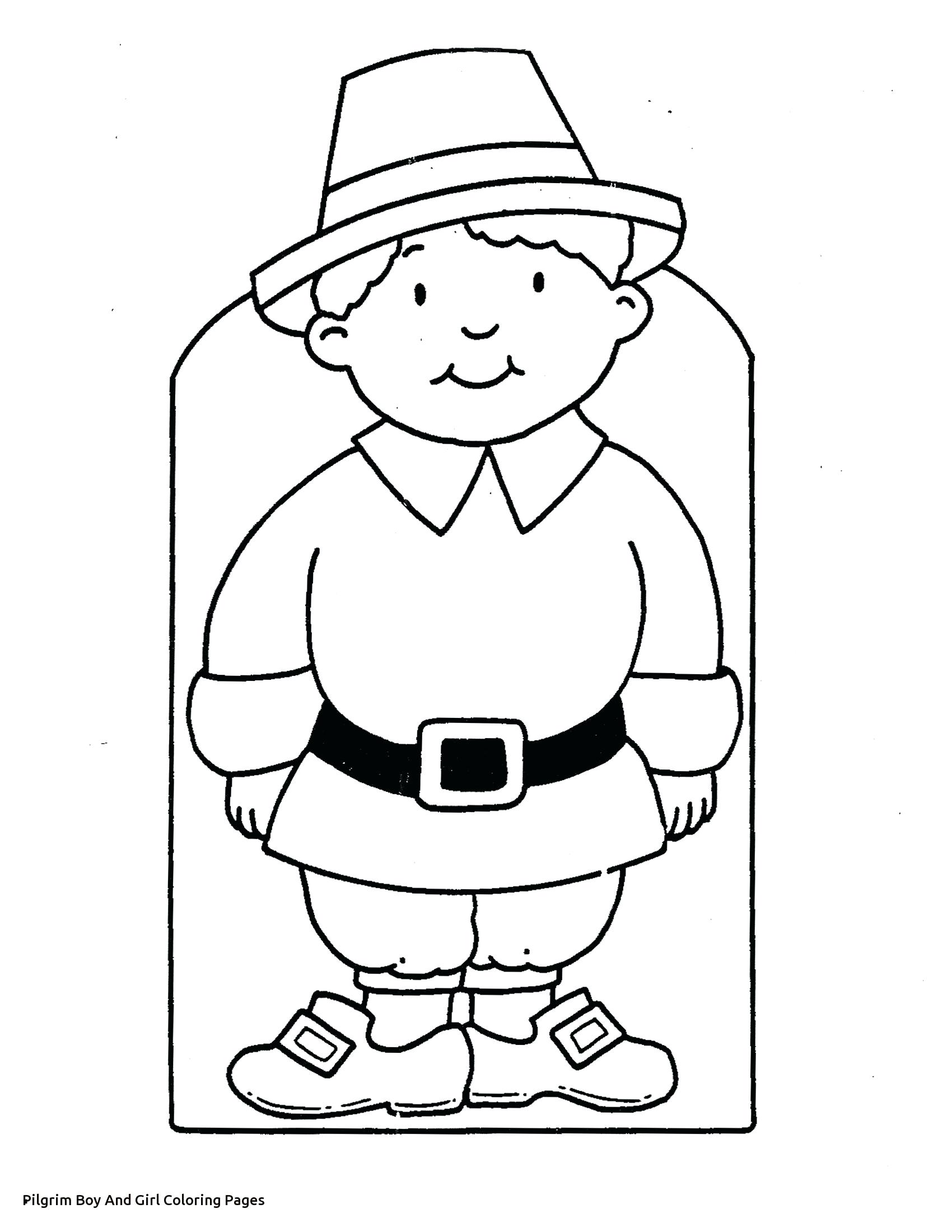 1700x2200 Boy Pilgrim Coloring Page Printable Pilgrims P