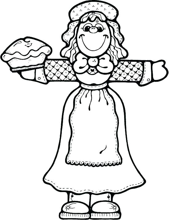 550x716 Pilgrim Hat Coloring Page Free Printable Pilgrim Bonnet Coloring