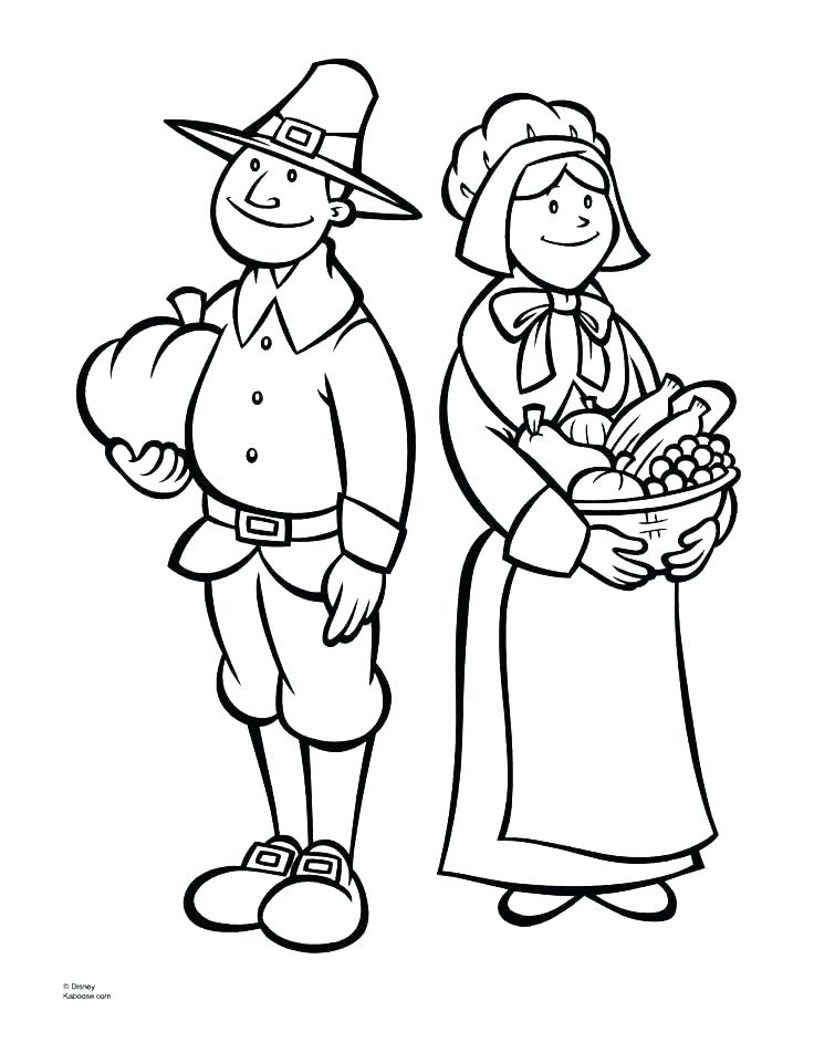 736x952 Pilgrim Hat Coloring Page Pilgrim Coloring Pages Printable