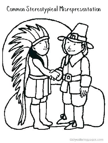 376x498 Pilgrim Coloring Pages What Did Pilgrims Wear Use This Sheet