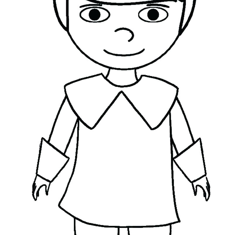 850x800 Pilgrim Girl Coloring Page