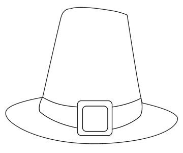 360x300 Free Printable Pilgrim Hat Coloring Pages Coloring Pages Ideas