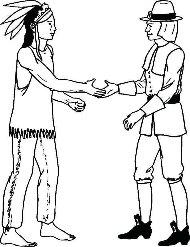 615x800 Pilgrim Coloring Pages Free Pilgrim Hat Coloring Page