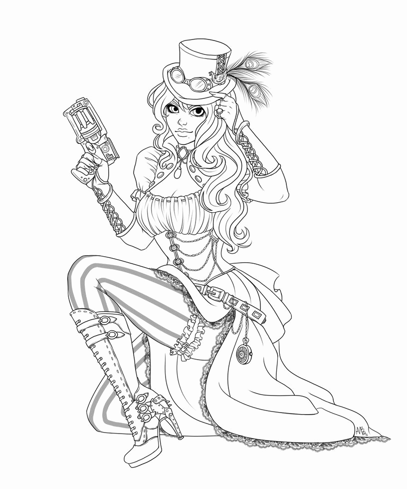 816x979 Fairy Coloring Pictures Lovely Pin Up Girl Coloring Page Google