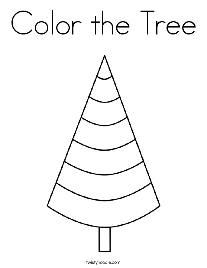 685x886 Color The Tree Coloring Page