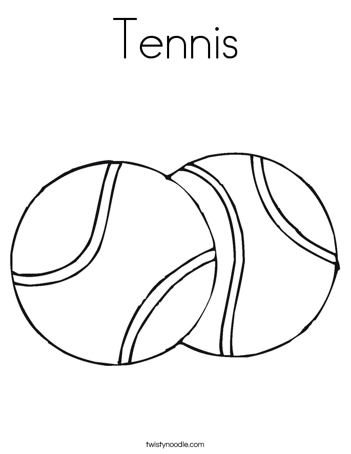 685x886 Tennis Coloring Pages