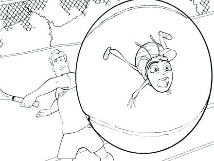 440x330 Tennis Coloring Pages Ball Coloring Pages Tennis Coloring Pages