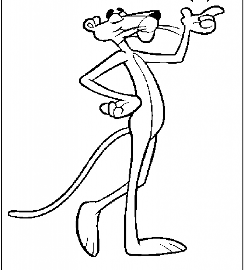 Pink Panther Coloring Pages at GetDrawings | Free download