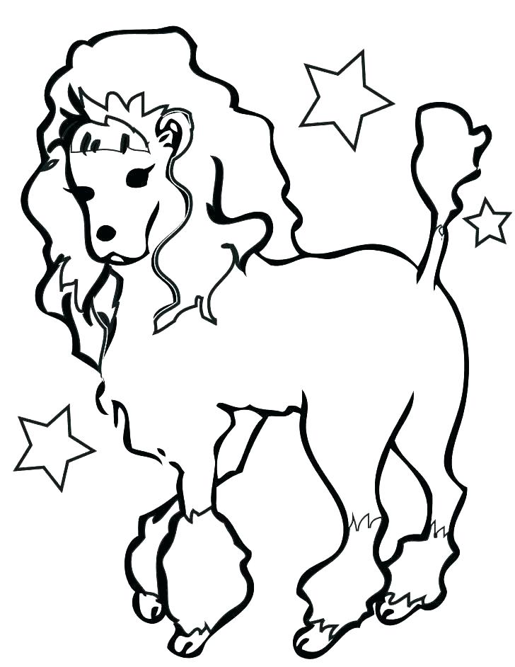 728x942 Poodle Coloring Page Poodle Coloring Pages Coloring Coloring Pages