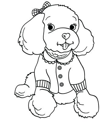 363x425 Poodle Coloring Pages Poodle Coloring Pages Ideas X Pink Poodle