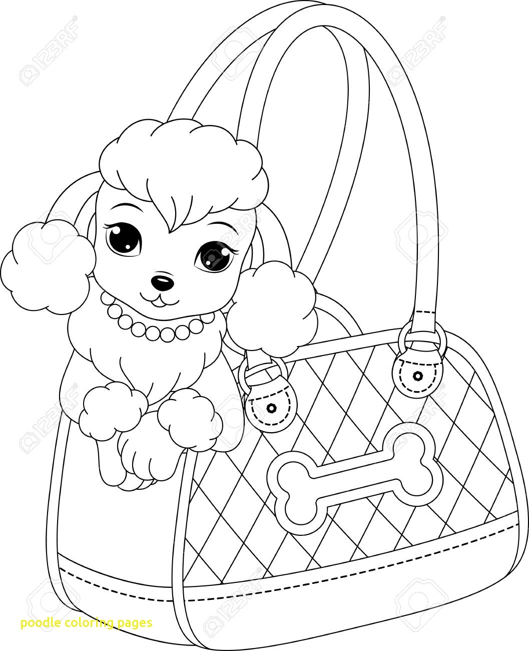 1057x1300 Poodle Coloring Pages With Realistic Poodle Coloring Pages Sketch