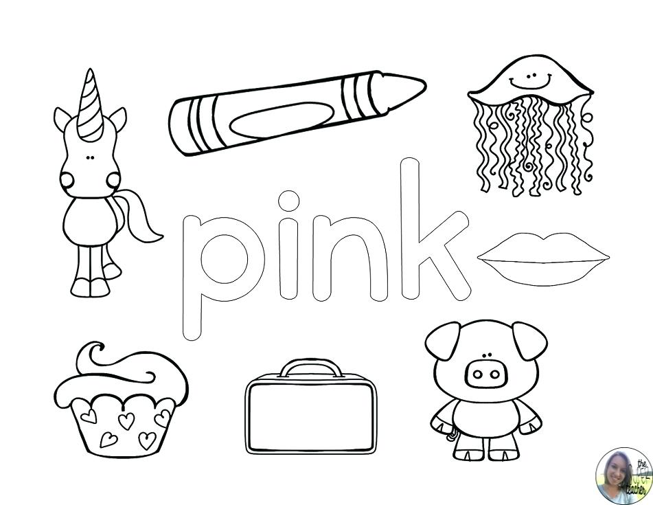 951x735 Pink Coloring Pages