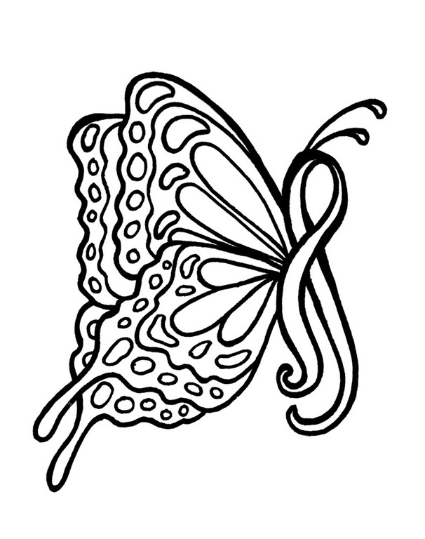 606x768 Cool Drawings For Breast Cancer Breast Cancer Coloring Pages