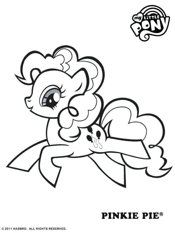 600x800 Pinkie Pie Coloring Page Free Online My Little Pony Pinkie Pie