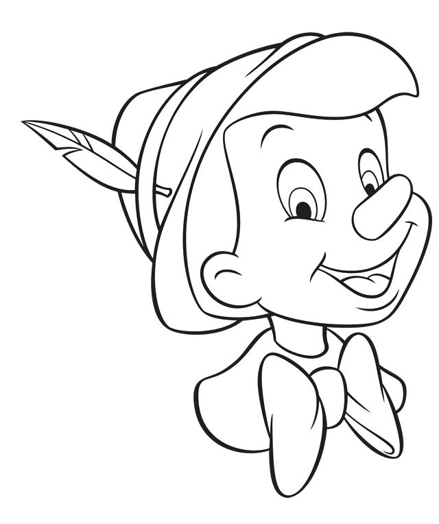 640x764 Pinocchio Coloring Page Coloring Pages Pictures To Print And Color