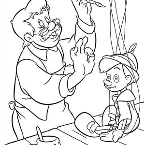 300x300 Pinocchio Coloring Pages Awesome Blue Fairy Is Trying To Help