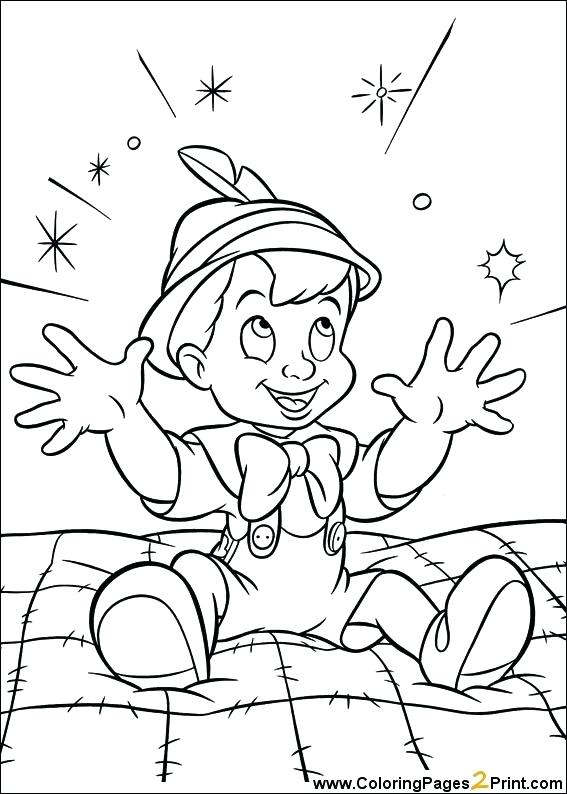 567x794 Pinocchio Coloring Pages Pinocchio Coloring Pages To Print