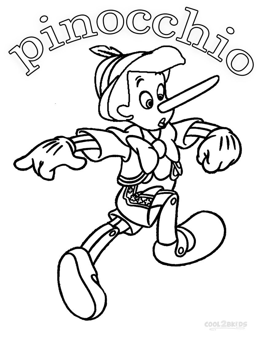 850x1105 Printable Pinocchio Coloring Pages For Kids Shrek