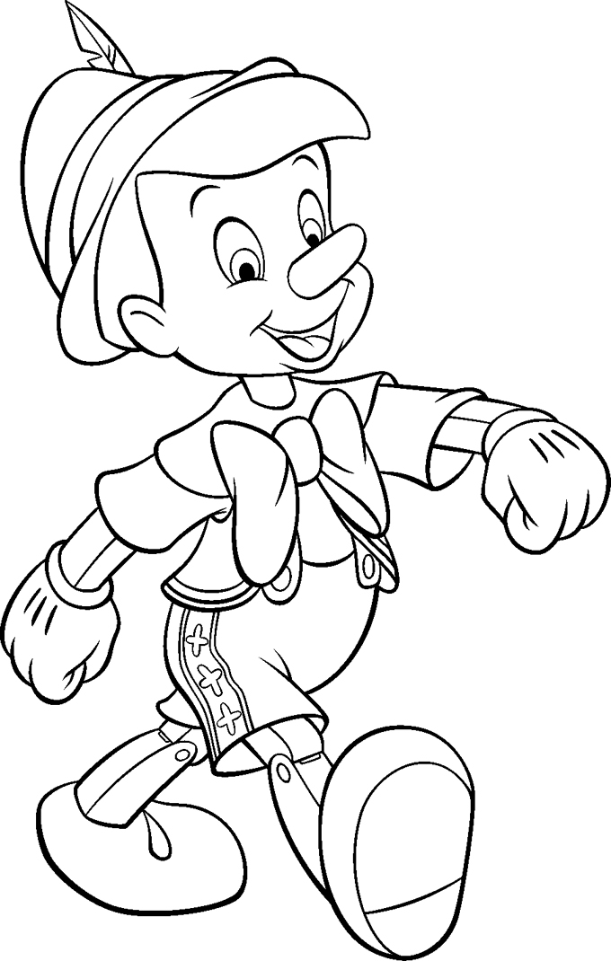 680x1070 Pinocchio Coloring Coloring Pages