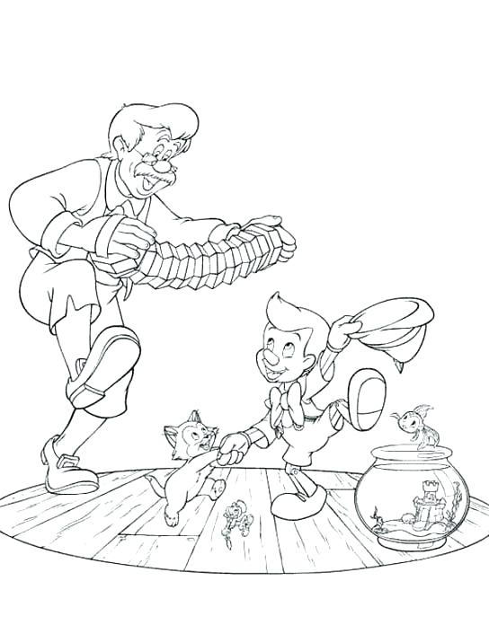 Pinocchio Coloring Pages at GetDrawings | Free download