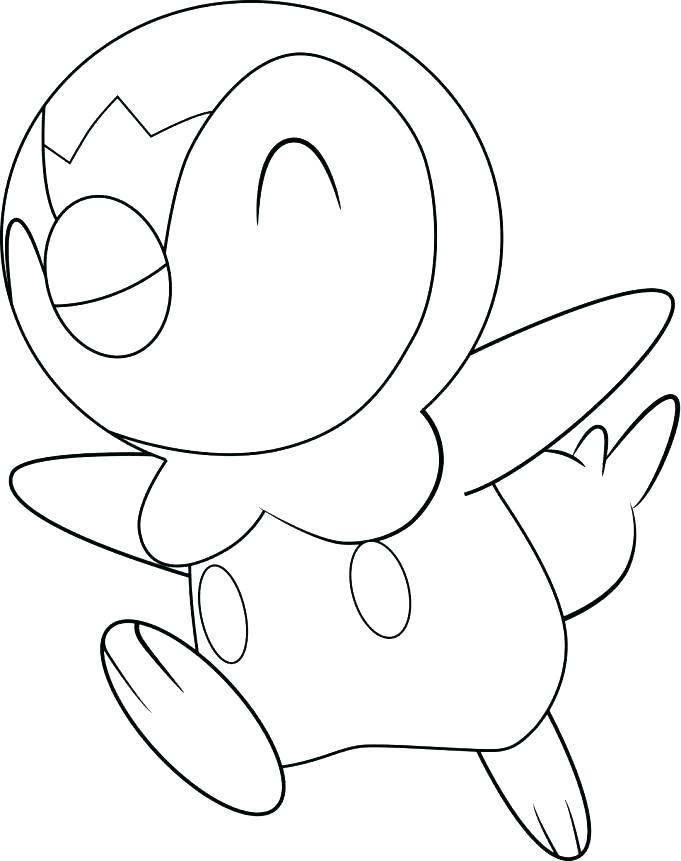 681x861 Pokemon Piplup Coloring Pages Free Coloring Pages Breathtaking