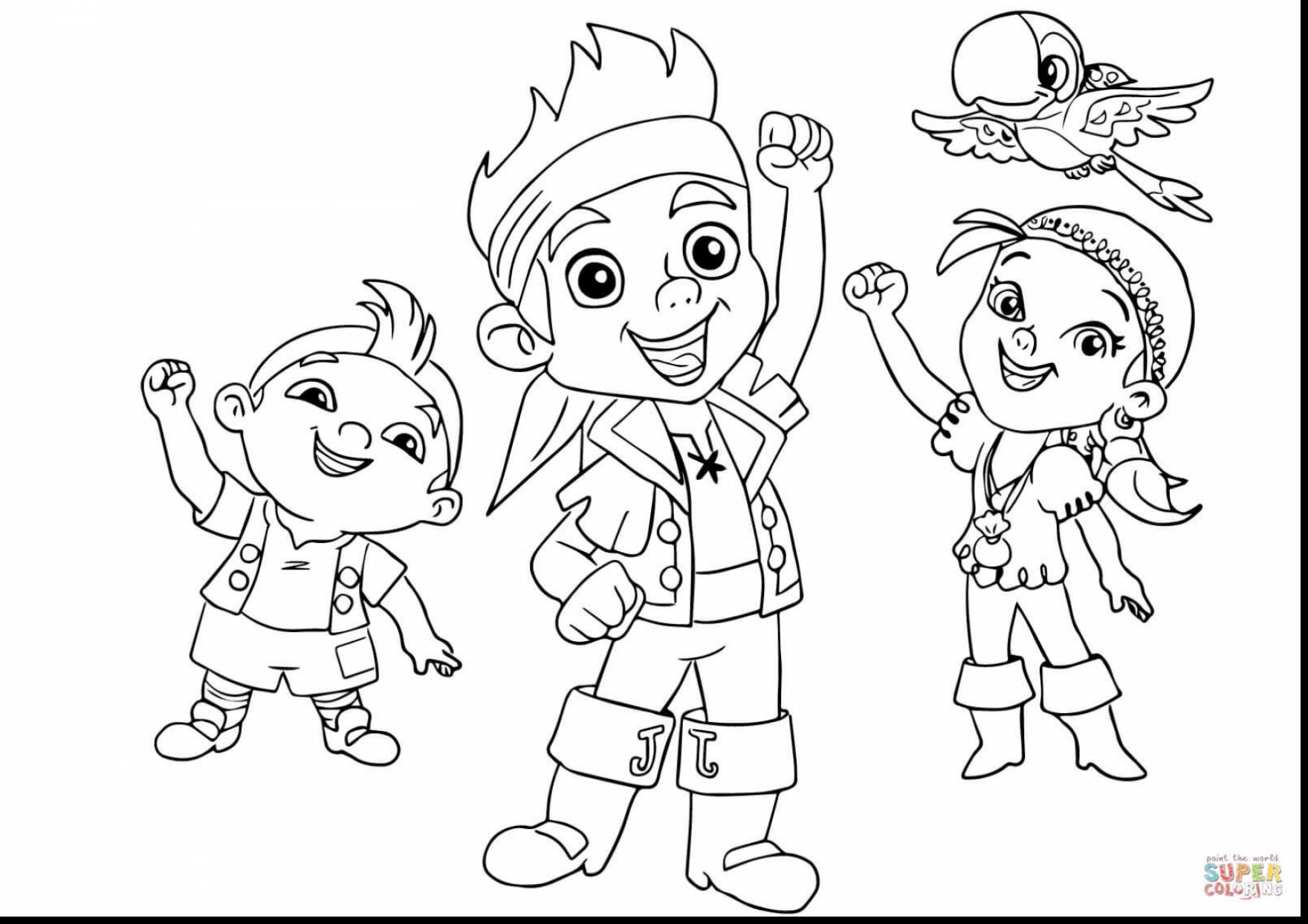 1760x1244 Revisited Pirate Coloring Pages To Print Jake And The Neverland