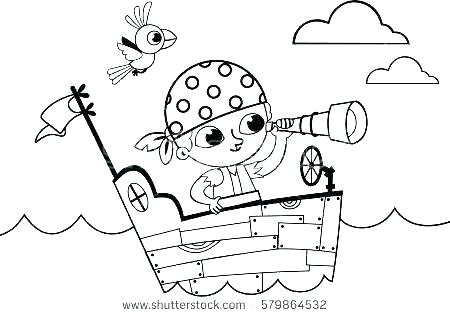 450x317 Pirates Coloring Pages And The Never Land Pirates Coloring Pages