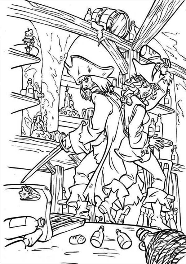 600x848 Pirates Caribbean Coloring Pages Good Pirates