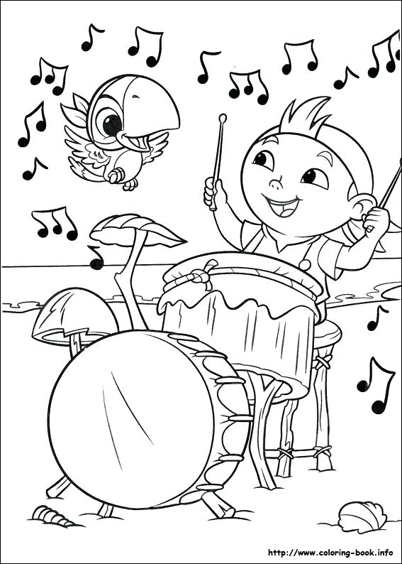 567x794 Pirate Coloring Pages Printable And The Never Land Pirates