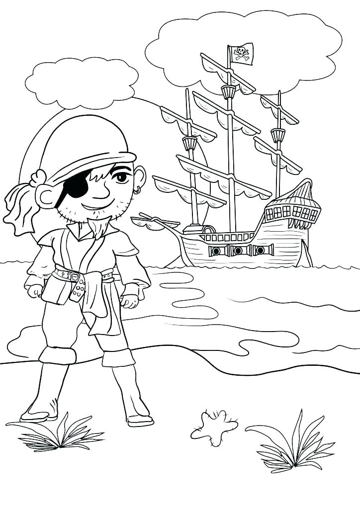 724x1024 Pirate Coloring Pages For Kids Deepart
