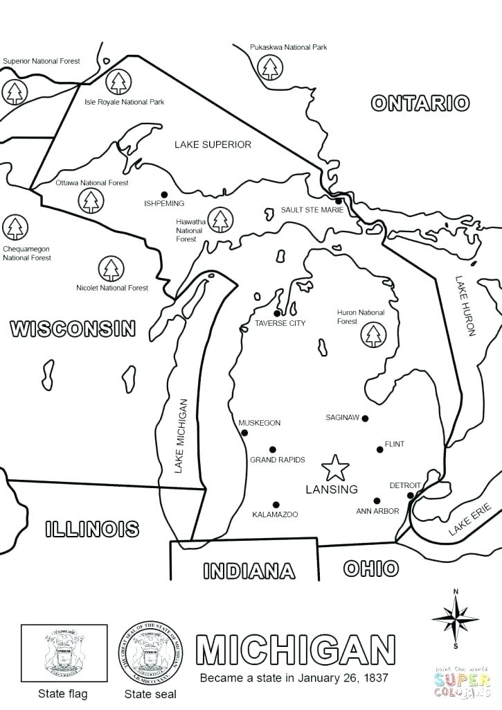 725x1024 Pirate Map Coloring Page