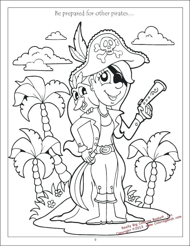612x792 Pirate Coloring Page Pirate Parrot Coloring Pages Pirate Parrot