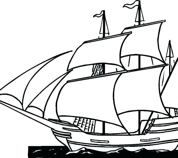 678x600 Pirate Ship Coloring Pages Free Printable Black History Coloring