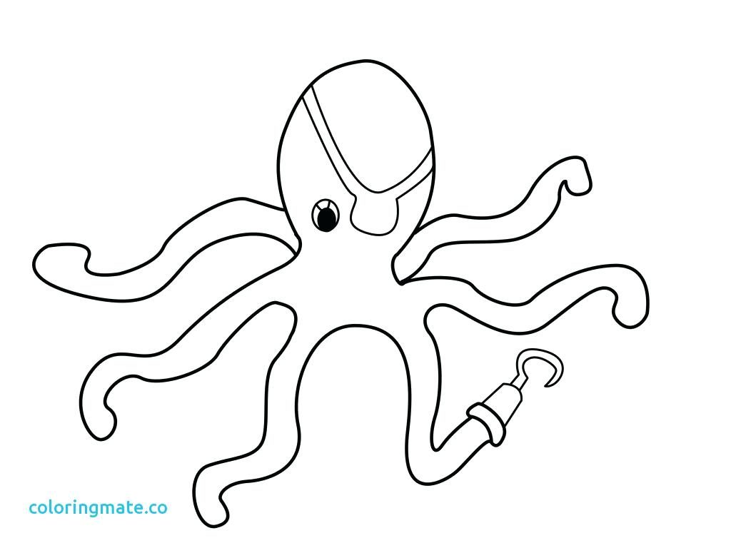 1024x768 Coloring Pages Pirate Ship Coloring Page Awesome Cute Octopus